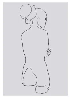 Female lines I Plakat (21x29.7 cm (A4))