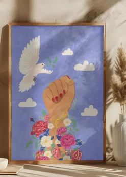 Feminist Fist Plakat (21x29.7 cm (A4))