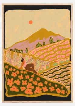 Field Of Flowers Plakat (21x29.7 cm (A4))