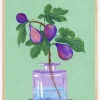 Figs Branch In Vase Plakat (21x29.7 cm (A4))