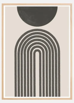 Flow Shapes No22 Plakat (21x29.7 cm (A4))