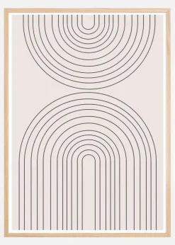 Flow Shapes No16 Plakat (21x29.7 cm (A4))