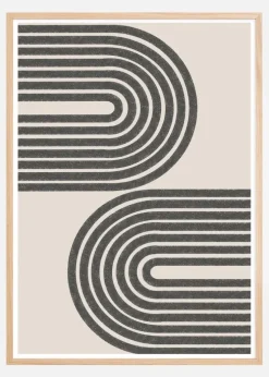 Flow Shapes No14 Plakat (21x29.7 cm (A4))