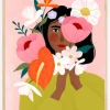 Flower Lady Plakat (21x29.7 cm (A4))