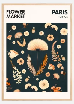 Flower Market - Paris Plakat (21x29.7 cm (A4))
