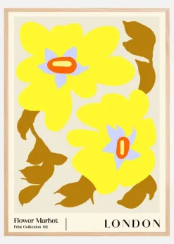 Flower Market. London Plakat (21x29.7 cm (A4))
