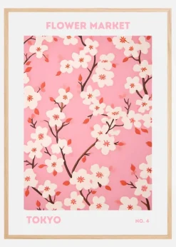 Flower Market Tokyo Plakat (21x29.7 cm (A4))