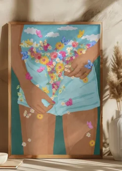 Flower Mood Plakat (21x29.7 cm (A4))