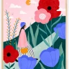 Flower Walk Plakat (21x29.7 cm (A4))