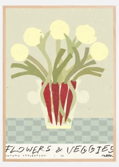 Flowers a Veggies 01 Plakat (21x29.7 cm (A4))