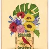 Flowers In a Vintage Coffee Can Plakat (21x29.7 cm (A4))