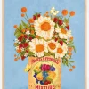 Flowers In a Vintage Tea Can Plakat (21x29.7 cm (A4))