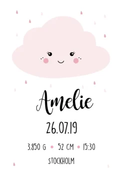 Fluffy cloud (21x29,7 cm (A4))