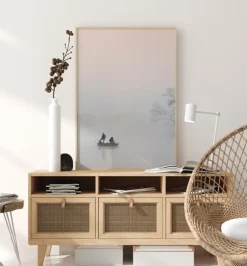 Foggy Morning Plakat (21x29.7 cm (A4))