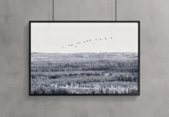 Follow me into the world Plakat (21x29.7 cm (A4))