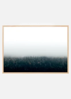 Forests in fog Plakat (21x29.7 cm (A4))