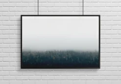 Forests in fog Plakat (21x29.7 cm (A4))