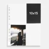 Fotolommer 10x15 cm Stående - 10-pak Hvide