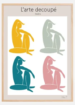 Four Figures Plakat (21x29.7 cm (A4))