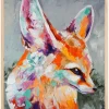 Fox Painting Plakat (21x29.7 cm (A4))