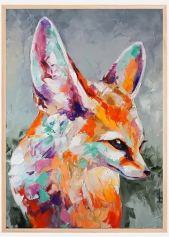 Fox Painting Plakat (21x29.7 cm (A4))