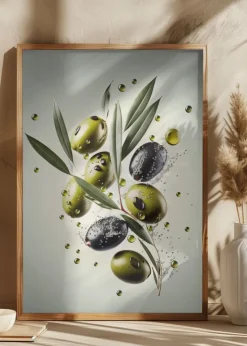 Fresh Olives Plakat (21x29.7 cm (A4))