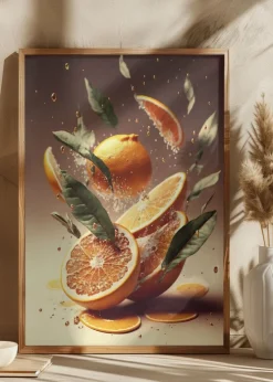 Fresh Oranges Plakat (21x29.7 cm (A4))