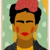 Frida Kahlo - A Girl Without Eyes Plakat (21x29.7 cm (A4))