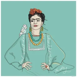Frida Kahlo Plakat (30x30 cm)