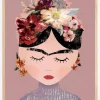 Frida (Pastel Version) Plakat (21x29.7 cm (A4))