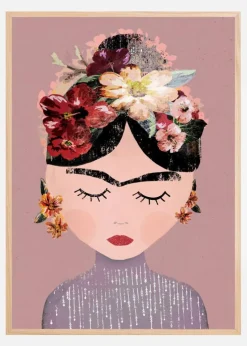 Frida (Pastel Version) Plakat (21x29.7 cm (A4))