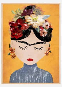 Frida (Yellow Version) Plakat (21x29.7 cm (A4))