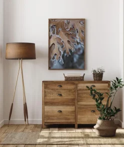 Frosty Leafs Plakat (21x29.7 cm (A4))