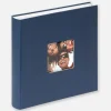 Fun Album Blå - 30x30 cm (100 Hvide sider / 50 blade)