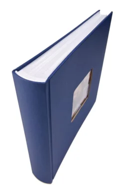 Fun Album Blå - 30x30 cm (100 Hvide sider / 50 blade)