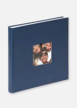 Fun Album Blå - 26x25 cm (40 Hvide sider / 20 blade)