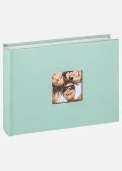 Fun Album Grøn - 19,5x15,3 cm (40 Hvide sider / 20 ark)