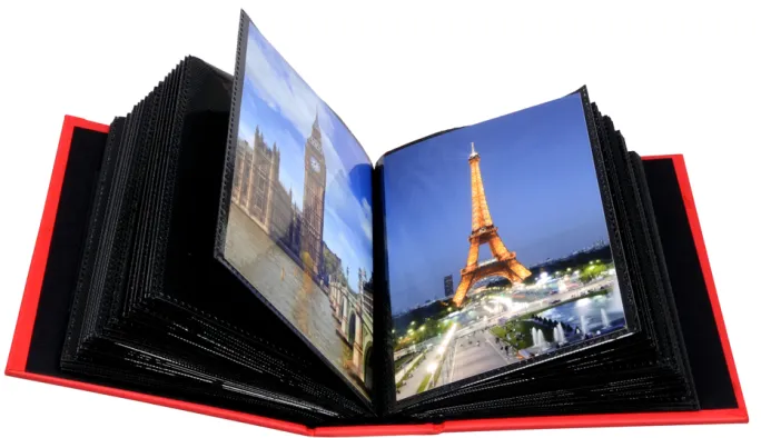 Fun Album rød - 100 Billeder i 10x15 cm