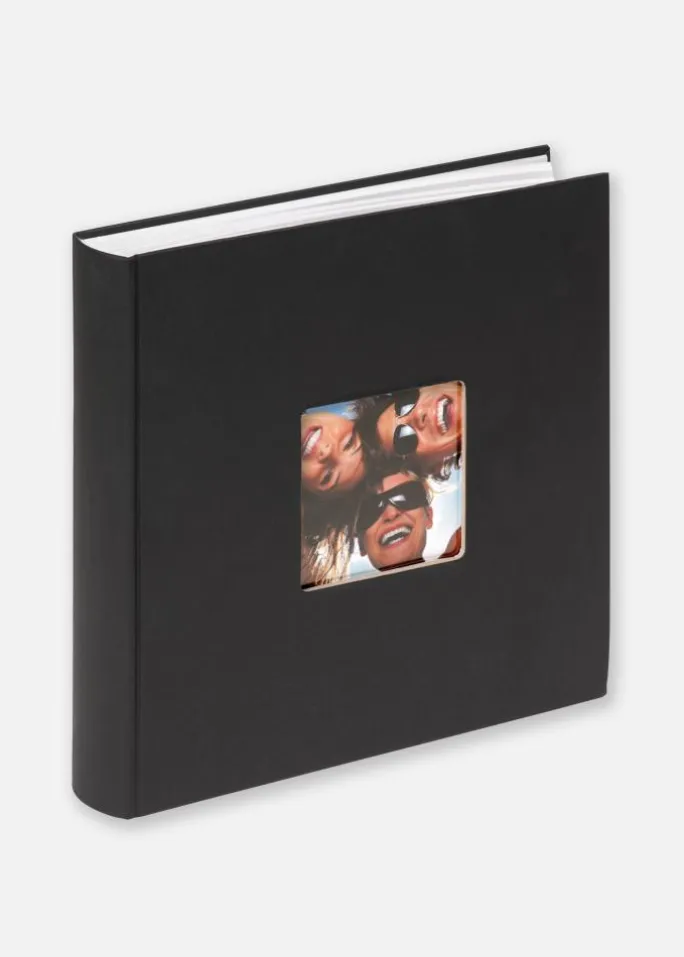 Fun Album Sort - 30x30 cm (100 Hvide sider / 50 blade)