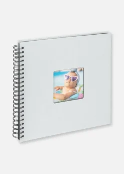 Fun Babyalbum Blå - 30x30 cm (50 Sorte Sider/25 blade)