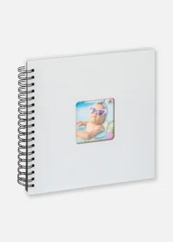 Fun Babyalbum Blå - 26x25 cm (40 Sorte Sider/20 blade)