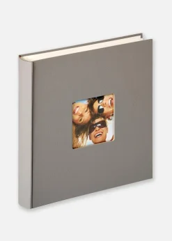 Fun Design Grå - 30x30 cm (100 Hvide sider / 50 blade)