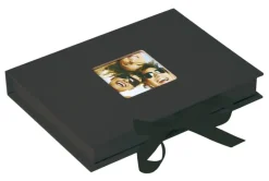 Fun Fotoboks - Sort (Kan rumme 70 stk Billeder i 10x15 / 13x18 cm format)