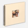 Fun Spiralalbum Creme - 30x30 cm (50 Sorte sider / 25 blade)