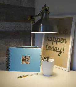 Fun Spiralalbum Turkis - 23x17 cm (40 Sorte sider / 20 blade)