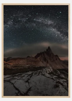 Galaxy Dolomites Plakat (21x29.7 cm (A4))