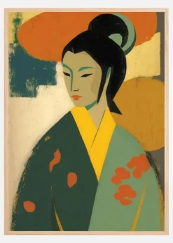 Geisha Plakat (21x29.7 cm (A4))