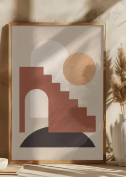 Geometric composition 4 Plakat (21x29.7 cm (A4))