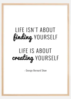 George Bernard Shaw Citat Plakat (21x29.7 cm (A4))