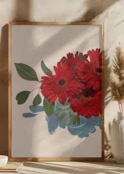 Gerbera Daisy Plakat (21x29.7 cm (A4))